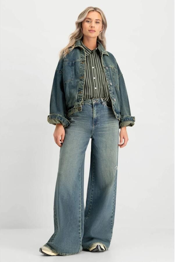 Circle of Trust wide leg jeans medium blue denim - Foto 5