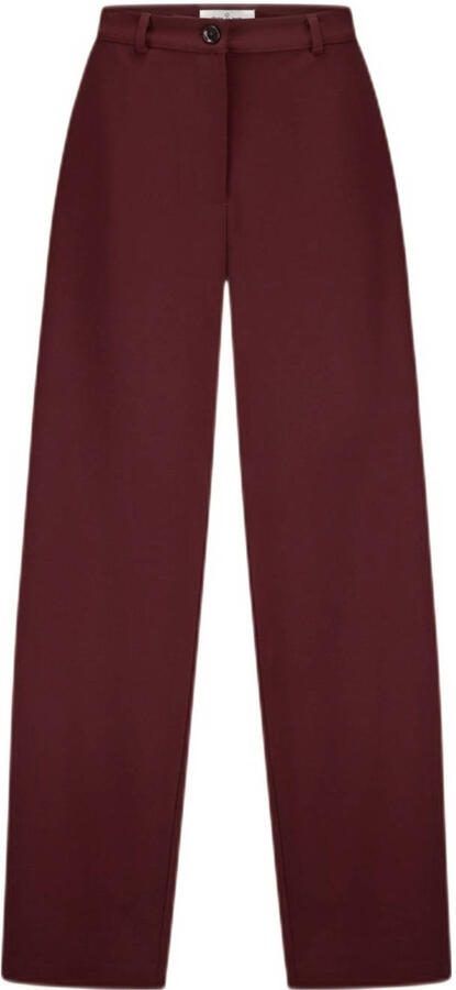Circle of Trust wide leg regular waist pantalon aubergine