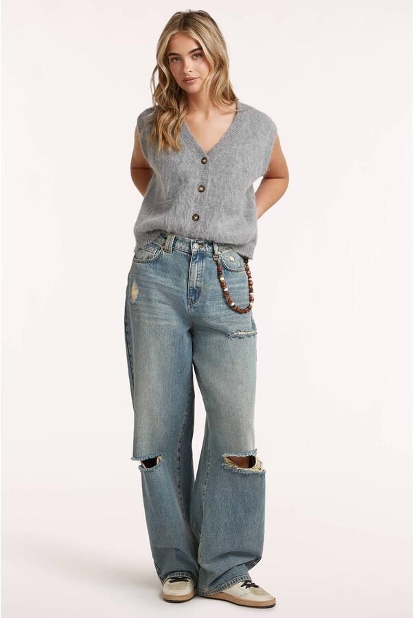 Circle of Trust X Iris Zeilstra barrel jeans light blue denim