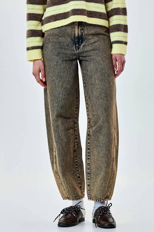 CKS barrel jeans olijfgroen