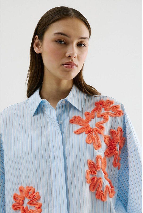 CKS blouse blauw - Foto 2