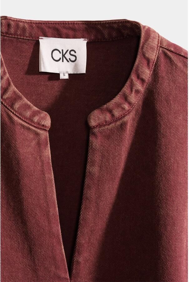 CKS denim top roodbruin - Foto 3