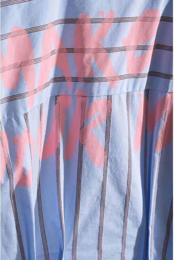 CKS gestreepte blouse lichtblauw - Foto 2