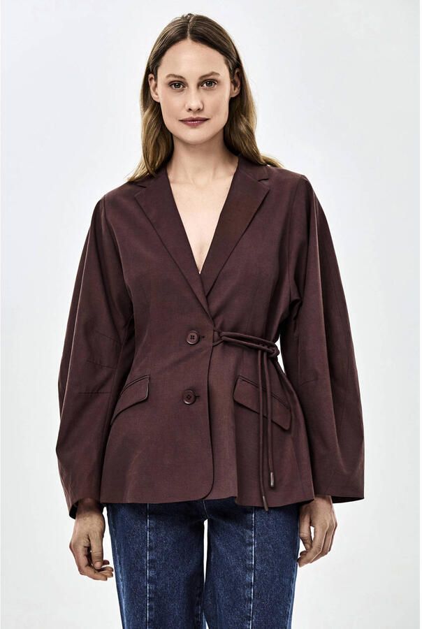 CKS getailleerde blazer bruin