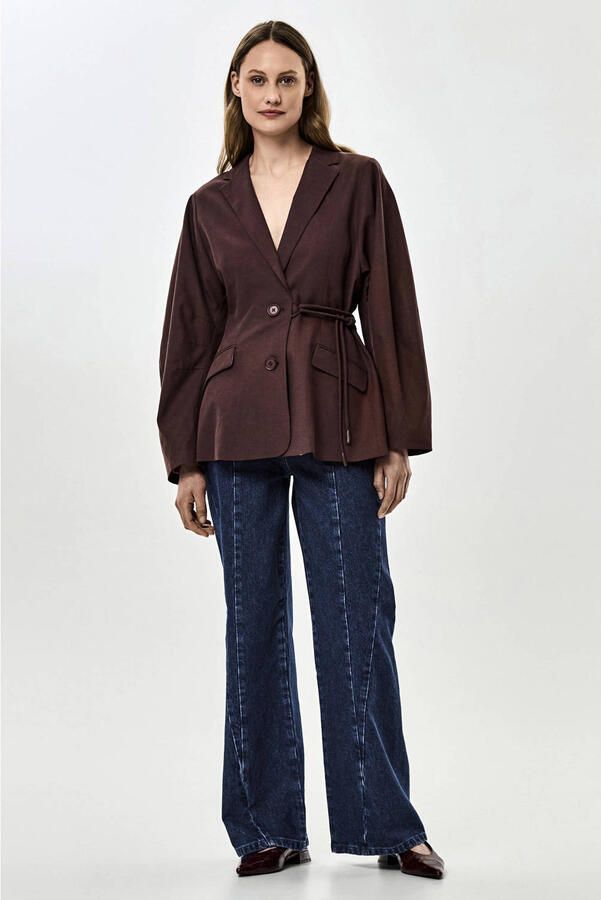 CKS getailleerde blazer bruin - Foto 2