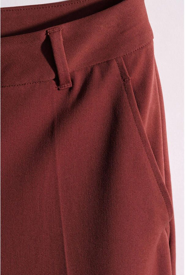 CKS regular fit broek donkerrood - Foto 2