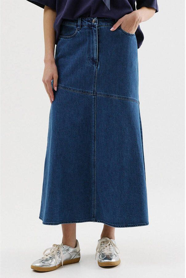 CKS spijkerrok dark blue denim