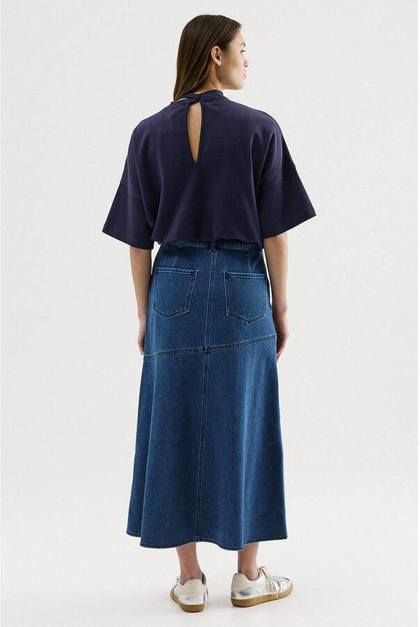 CKS spijkerrok dark blue denim - Foto 2