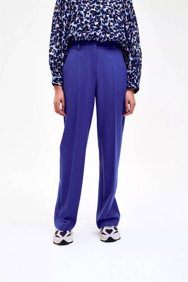 CKS straight high waist pantalon blauw - Foto 1