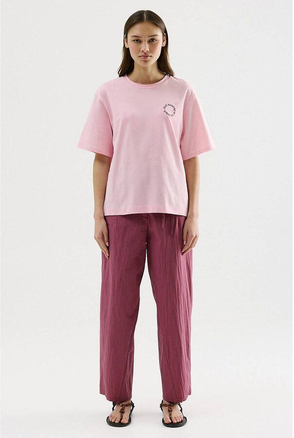 CKS T-shirt met backprint roze - Foto 2
