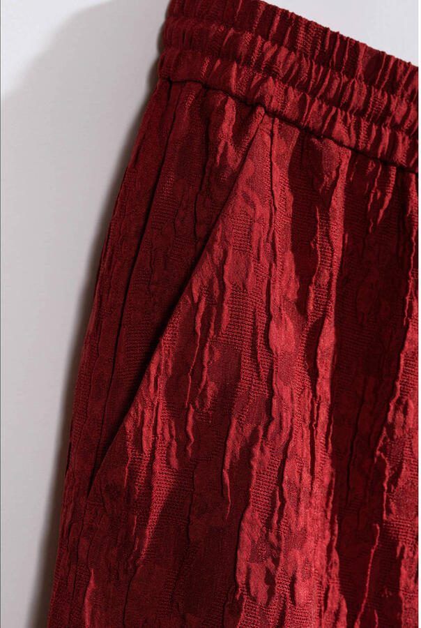 CKS wide leg regular waist broek rood - Foto 3
