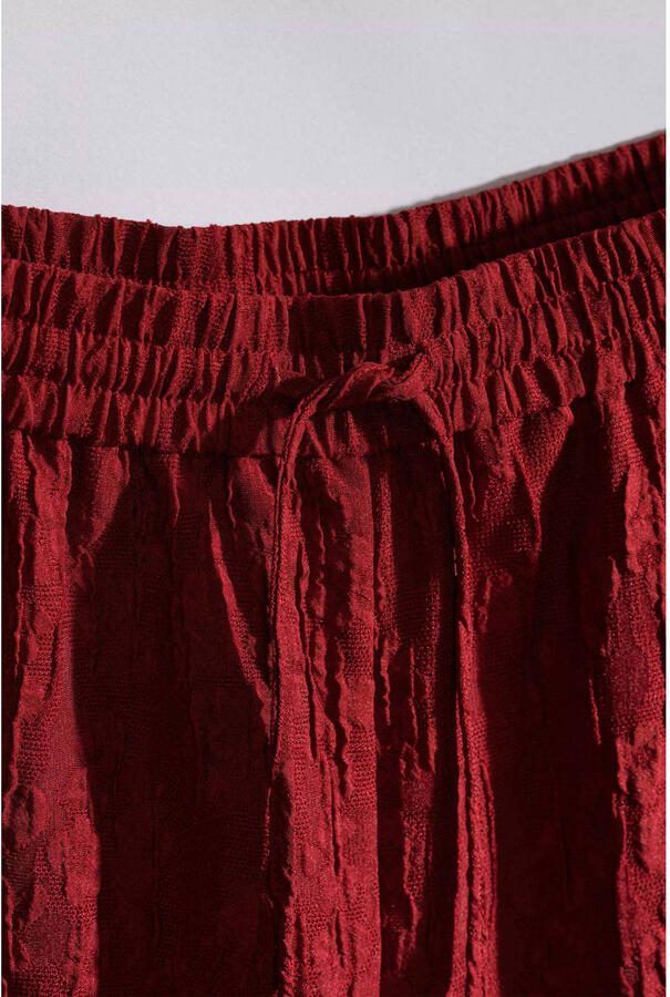 CKS wide leg regular waist broek rood - Foto 2