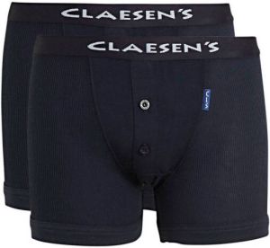 Claesen's boxershort set van 2 donkerblauw