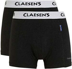 Claesen's boxershort set van 2 zwart wit