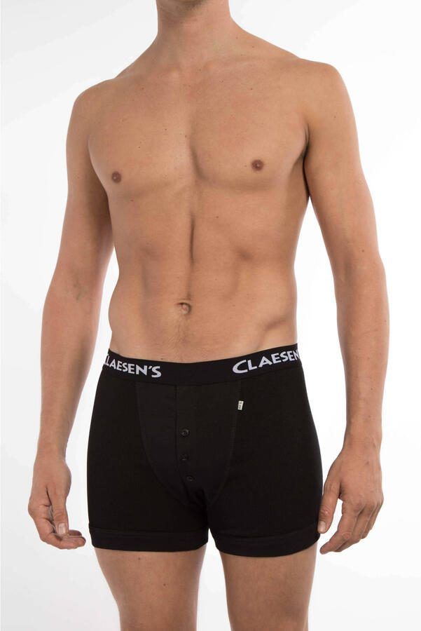 Claesen's Boxershorts Wit Rib 2-Pack