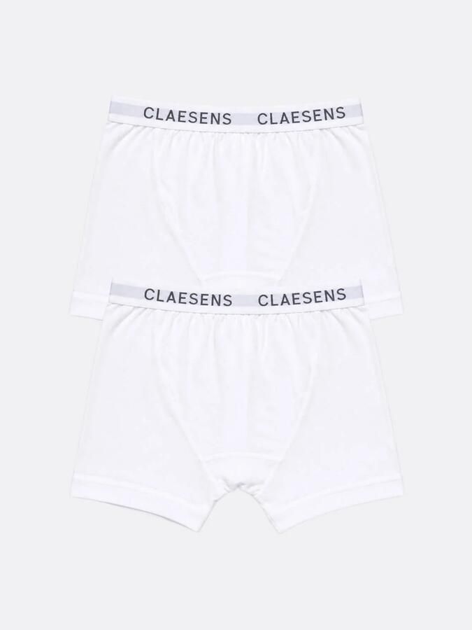 Claesen's Boxershorts Wit Rib 2-Pack - Foto 2