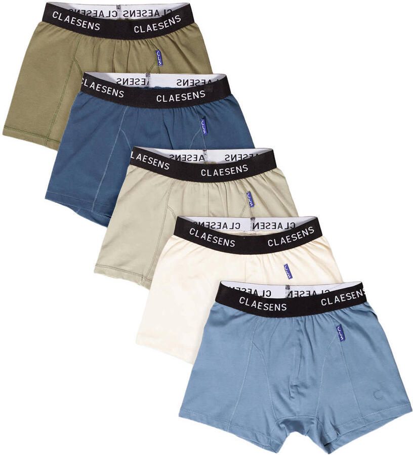 Claesen's Jongens Boxershort 5-Pack Multi Essentials