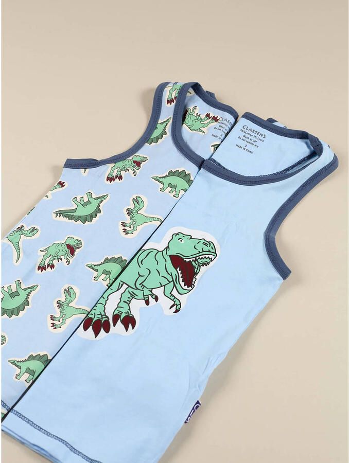Claesen's Jongens Hemd 2-Pack Dino