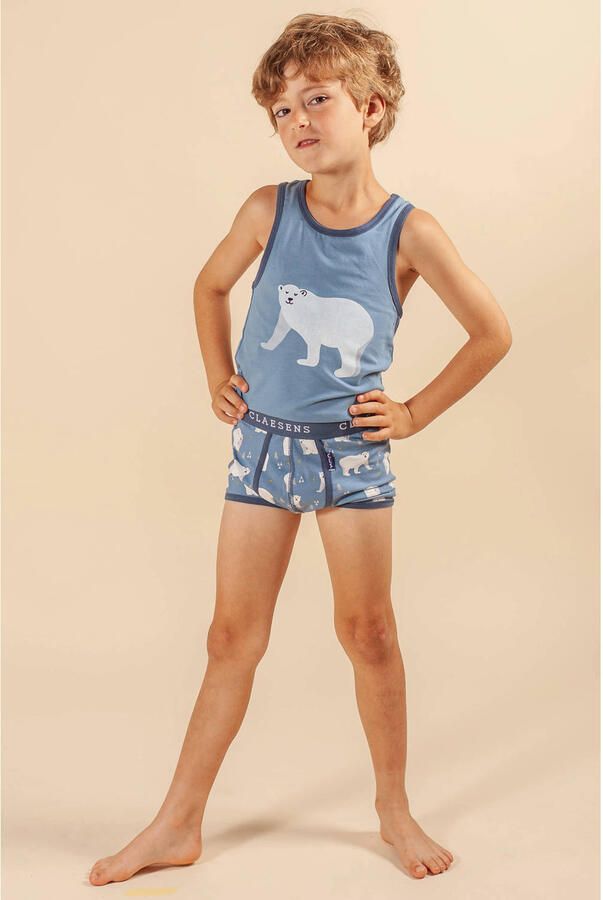 Claesen's Jongens Hemd 2-Pack Polar Bear