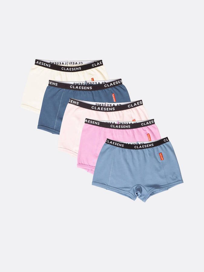 Claesen's Meisjes Boxershort 5-Pack Multi Essentials