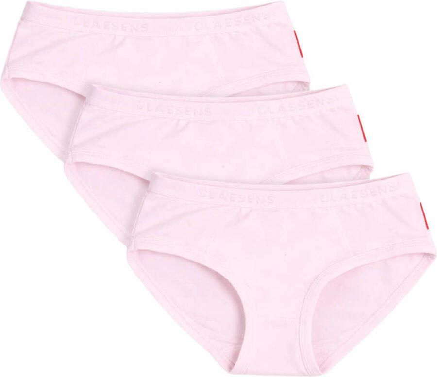 Claesen's slip set van 3 roze Meisjes Stretchkatoen 116 122 - Foto 4