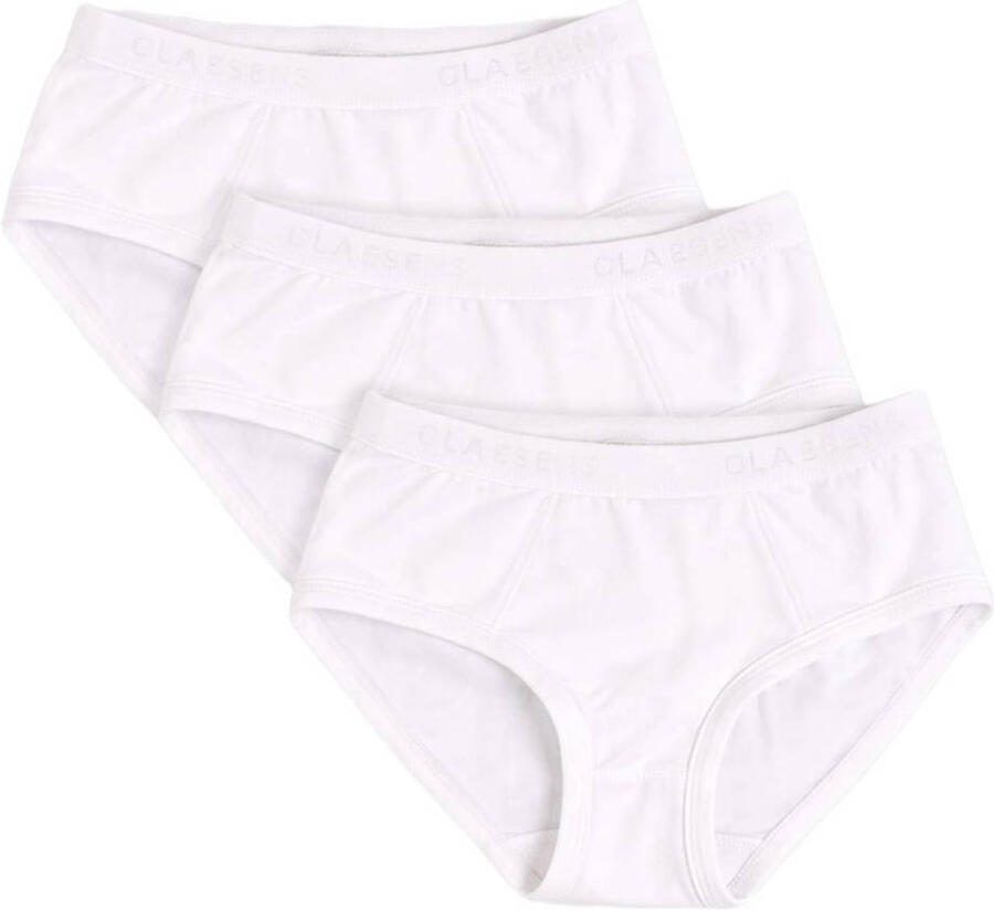 Claesen's slip set van 3 wit Meisjes Stretchkatoen 104 110 - Foto 5