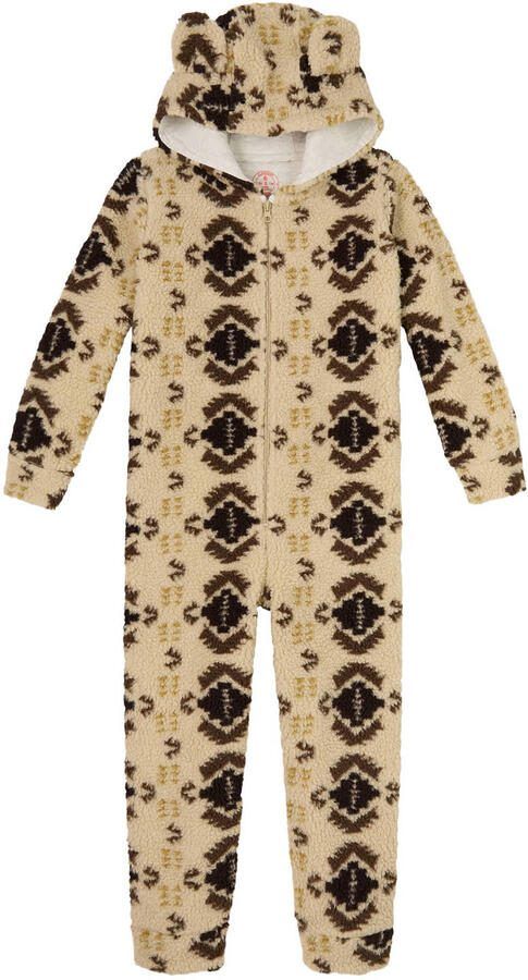CLAESEN'S Jongens Ondergoed & Nachtkleding Teddy Onesie Creme - Foto 5