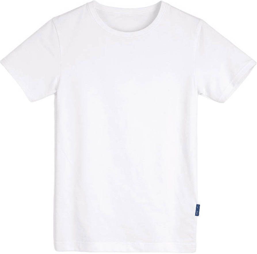 Claesen's T-shirt set van 2 wit Jongens Katoen Ronde hals Effen 104 110 - Foto 5