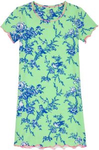 Claesen's nachthemd met all over print limegroen