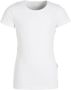 Claesen's T-shirt wit Meisjes Stretchkatoen Ronde hals Effen 104 110 - Thumbnail 1