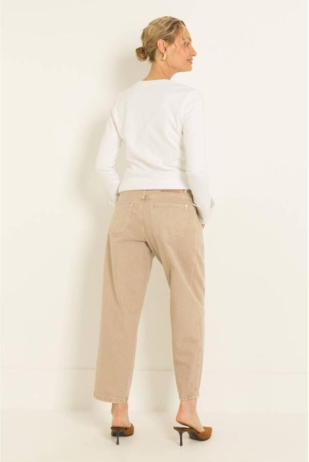 Claudia Sträter barrel jeans beige - Foto 3