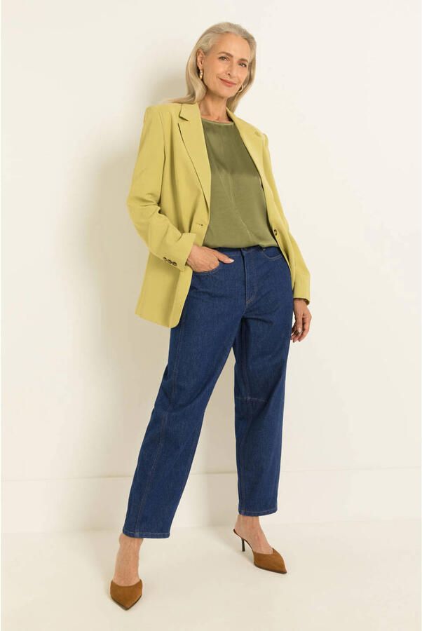 Claudia Sträter barrel jeans dark blue denim