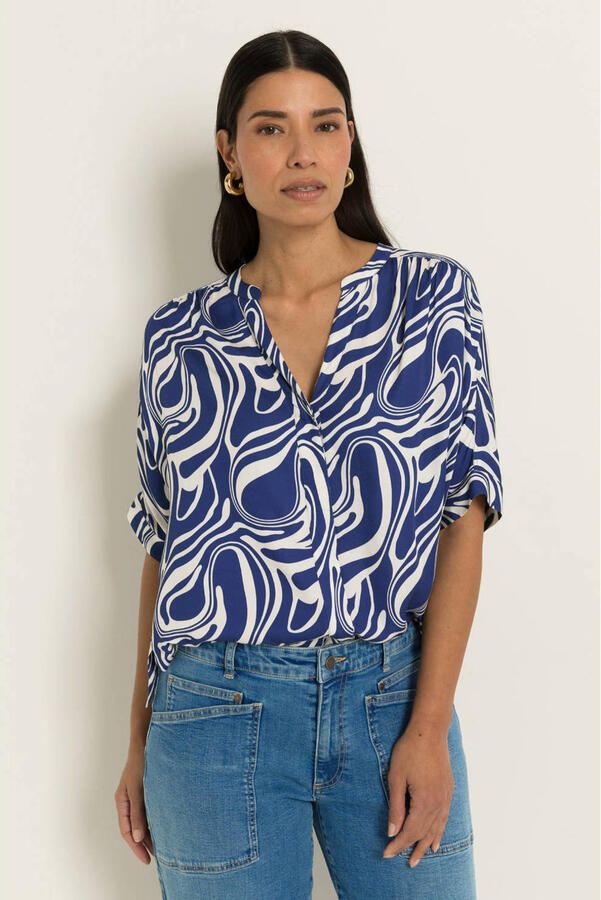 Claudia Sträter blouse blauw