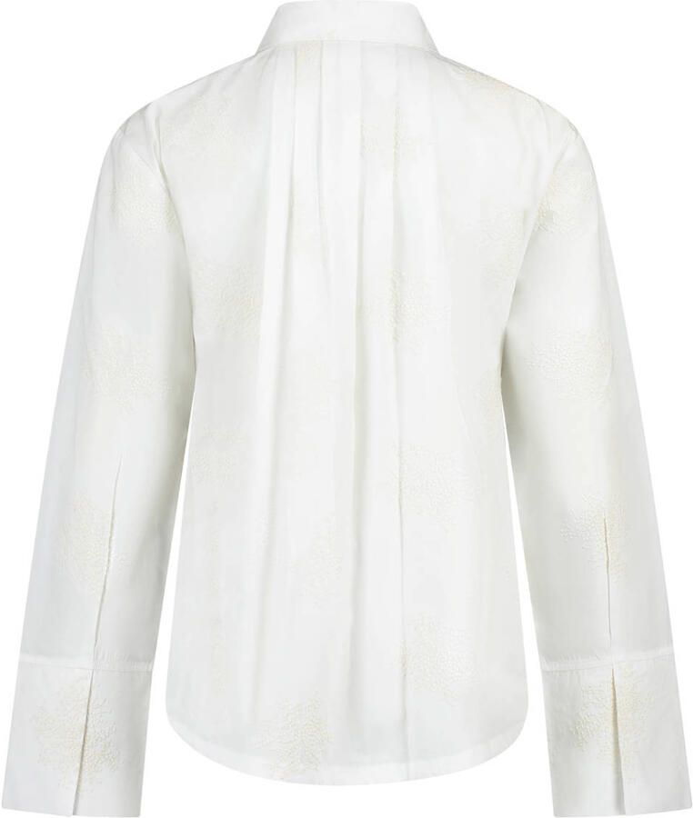 Claudia Sträter blouse met borduursel crème - Foto 2