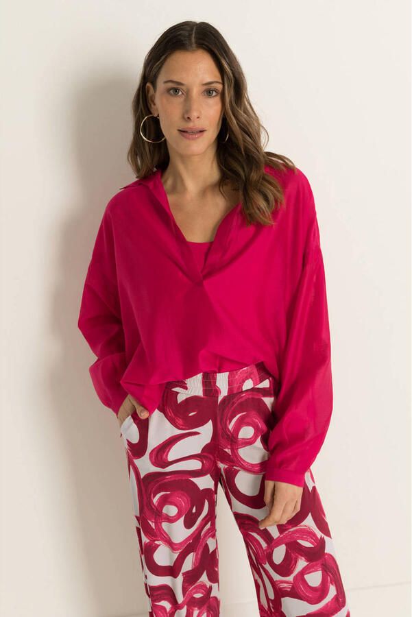 Claudia Sträter blousetop fuchsia