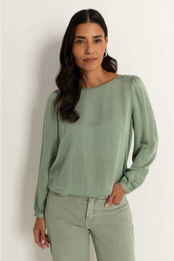 Claudia Sträter blousetop groen