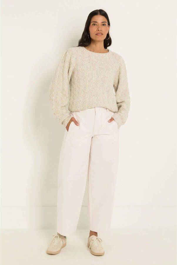 Claudia Sträter CLAUDIA BY CLAUDIA STRÄTER barrel jeans ecru