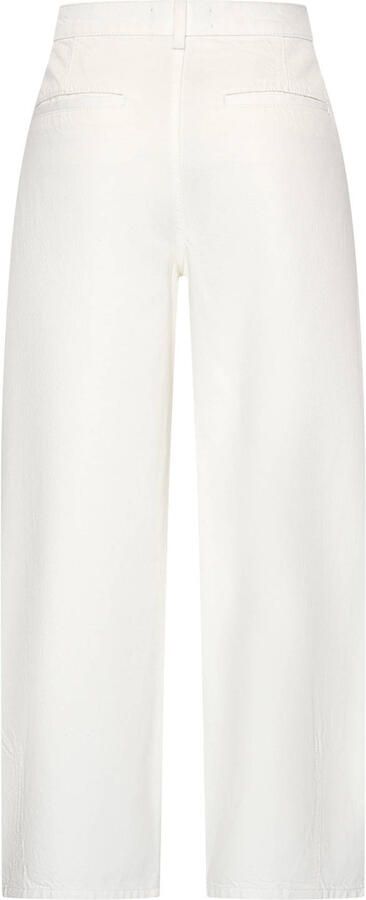 Claudia Sträter CLAUDIA BY CLAUDIA STRÄTER barrel regular waist broek wit - Foto 2