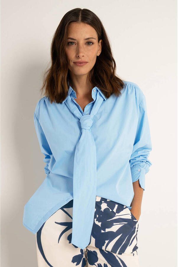 Claudia Sträter CLAUDIA BY CLAUDIA STRÄTER blouse blauw - Foto 3