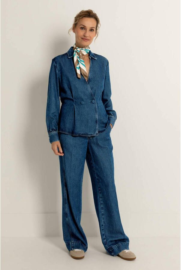 Claudia Sträter CLAUDIA BY CLAUDIA STRÄTER denim blouse dark blue denim