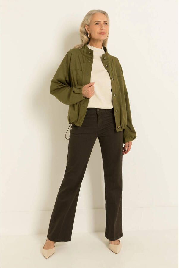 Claudia Sträter CLAUDIA BY CLAUDIA STRÄTER flared jeans bruin
