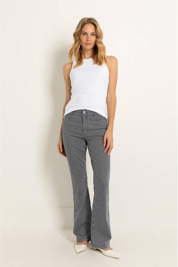 Claudia Sträter CLAUDIA BY CLAUDIA STRÄTER flared jeans donkerblauw