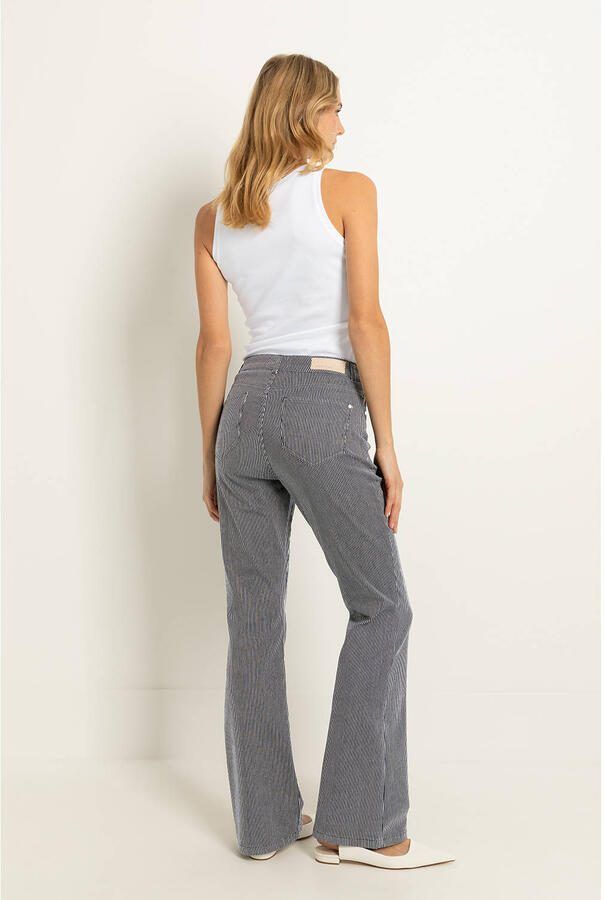 Claudia Sträter CLAUDIA BY CLAUDIA STRÄTER flared jeans donkerblauw - Foto 3