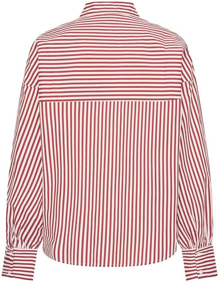Claudia Sträter CLAUDIA BY CLAUDIA STRÄTER gestreepte blouse rood ecru - Foto 2