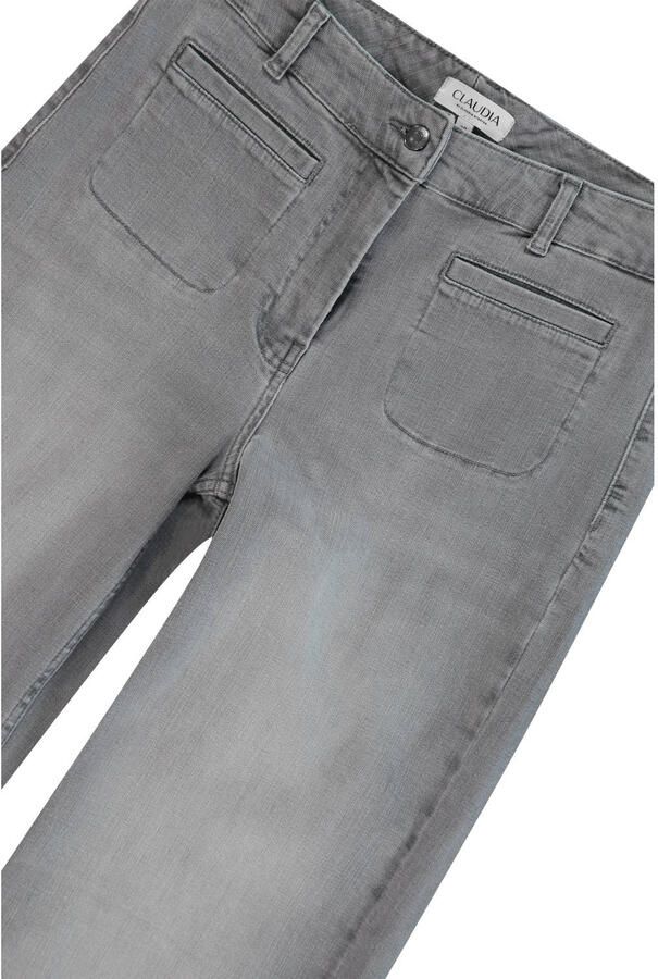 Claudia Sträter CLAUDIA BY CLAUDIA STRÄTER high waist flared jeans grey denim - Foto 2