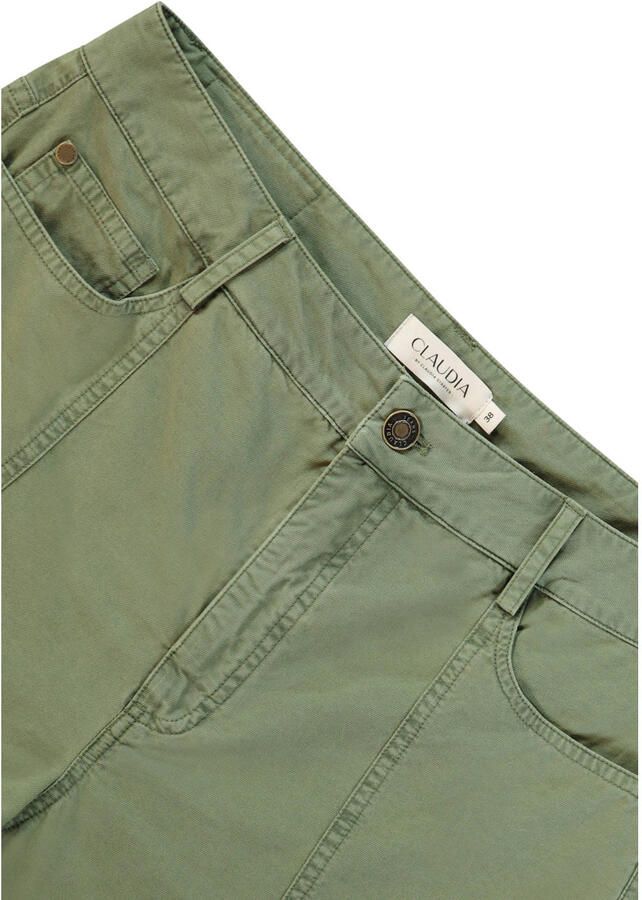 Claudia Sträter CLAUDIA BY CLAUDIA STRÄTER high waist flared jeans kaki - Foto 2