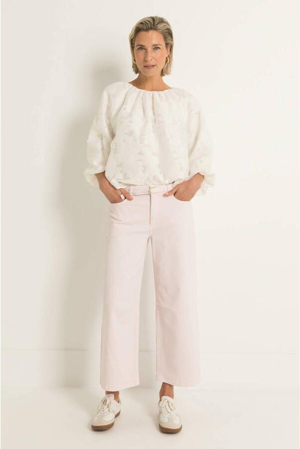 Claudia Sträter CLAUDIA BY CLAUDIA STRÄTER high waist wide leg jeans lila