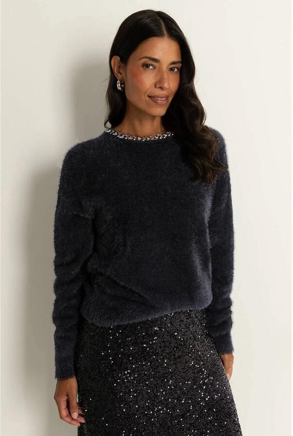 Claudia Sträter CLAUDIA BY CLAUDIA STRÄTER pullover zwart