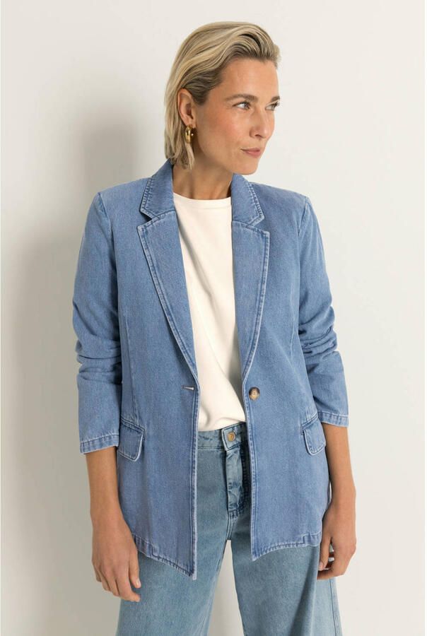 Claudia Sträter CLAUDIA BY CLAUDIA STRÄTER regular blazer light blue denim