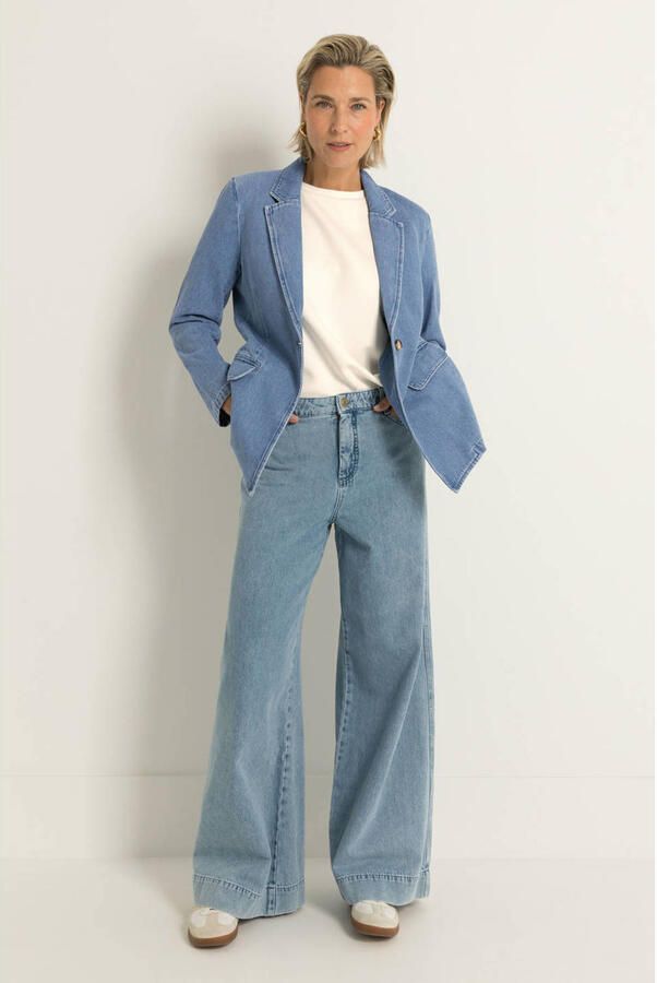 Claudia Sträter CLAUDIA BY CLAUDIA STRÄTER regular blazer light blue denim - Foto 3